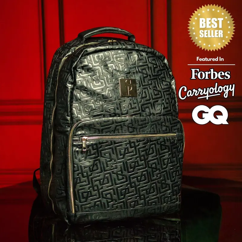 Sole Premise Black Monogram Leather Daily Commuter Bag (150 Made) 1