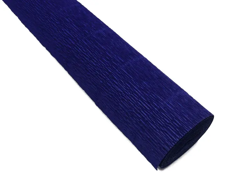 Solid Color Heavyweight Crepe Paper-  Midnight Blue 1