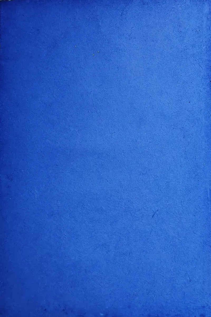 Solid Color Lokta Paper- Royal Blue 1