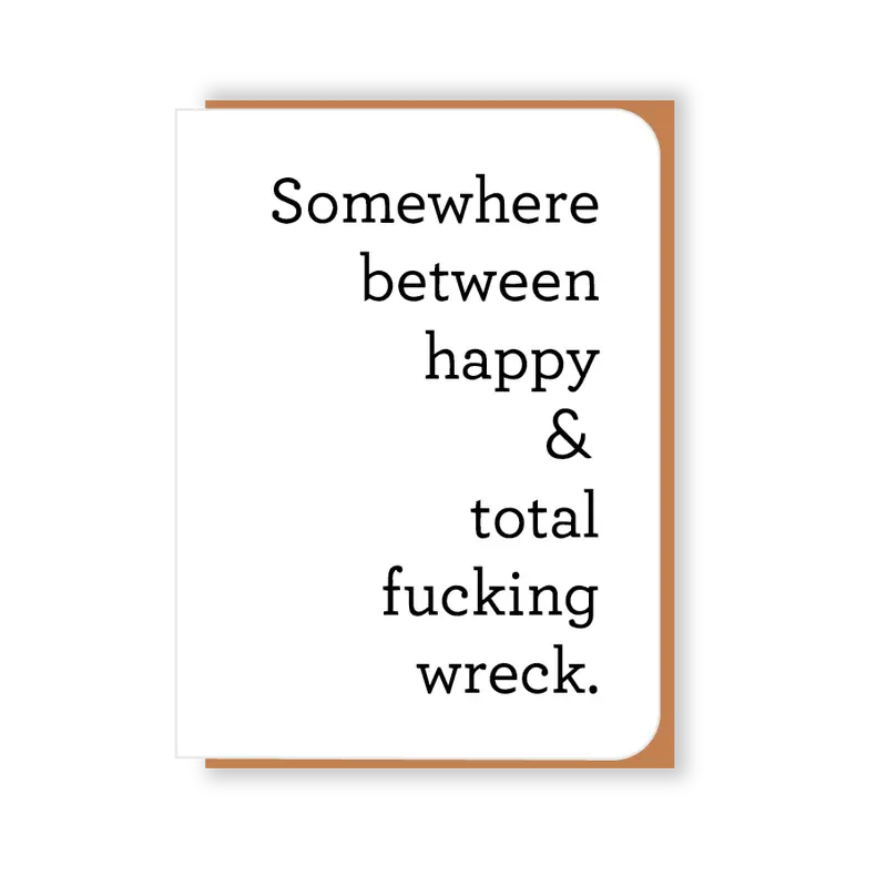 Somewhere Between... Greeting Card 1