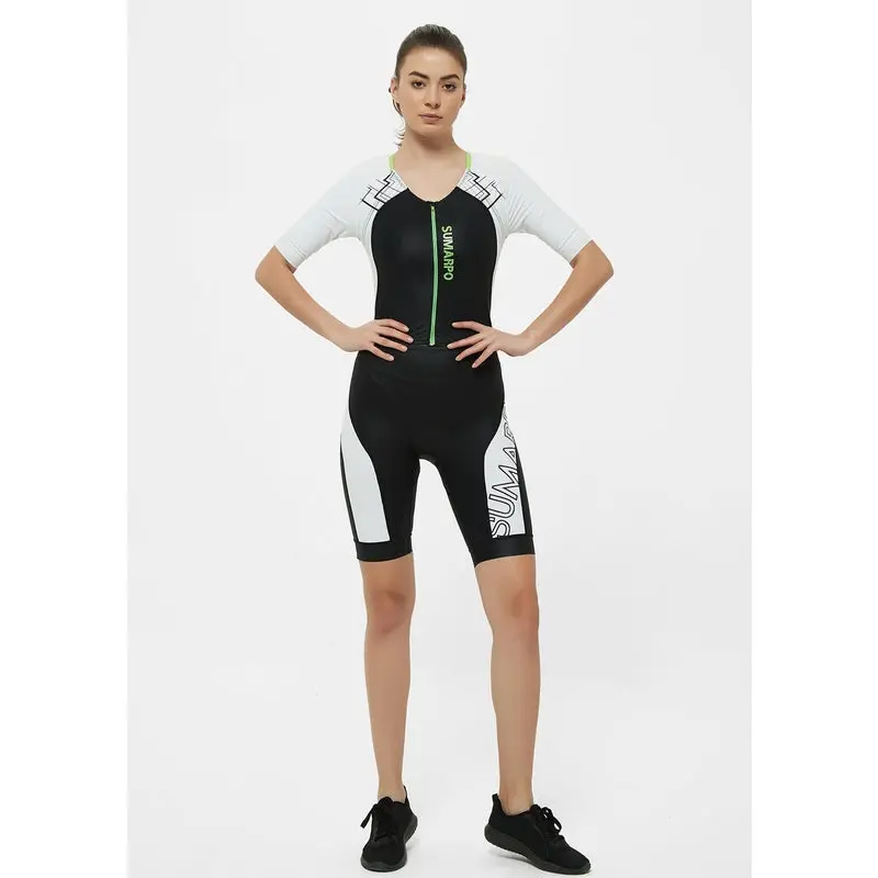 Sumarpo Hybrid Women's Short Sleeve Tri Suit 1