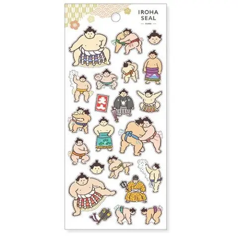 Sumo Japanese Mini Sticker Sheet 1