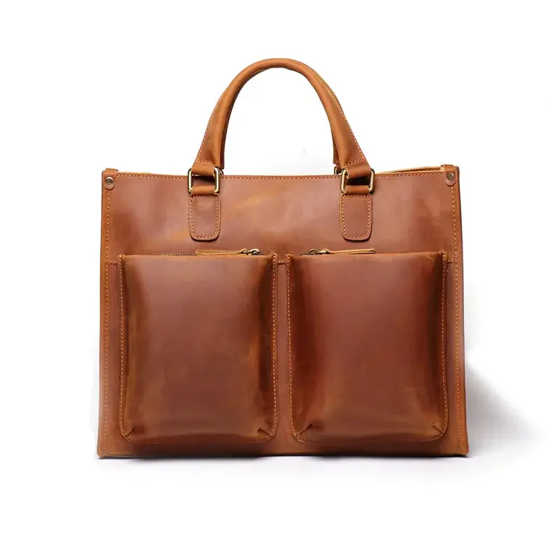 The Dagmar Leather Briefcase | Vintage Leather Messenger Bag 1