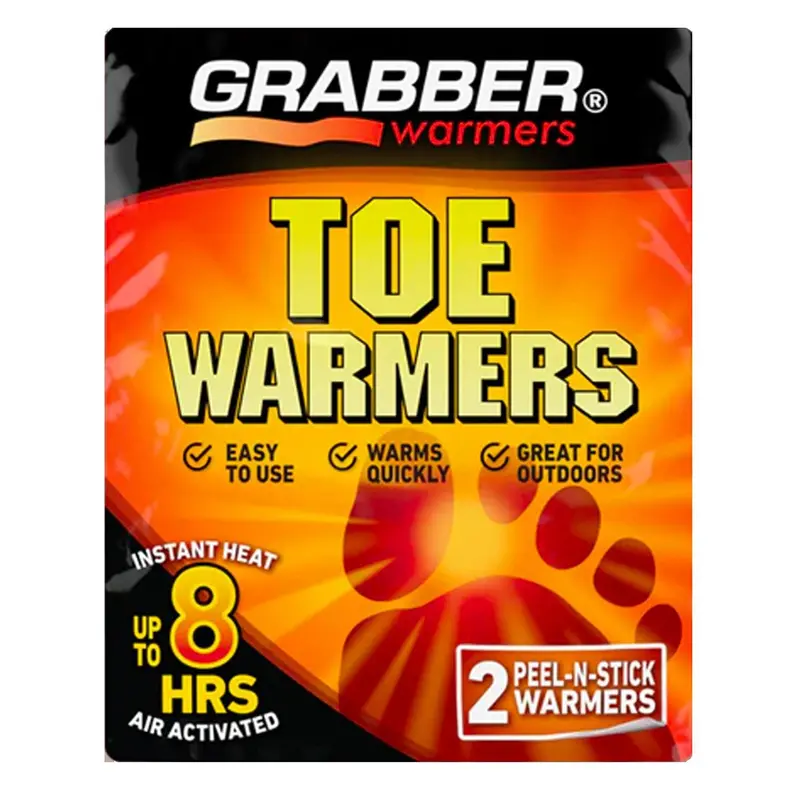 Trapski Grabber Toe Warmers - Long Lasting Safe Natural Odorless Air Activated Warmers - Up To 8 Hours Of Heat - 40 Pair Box 1