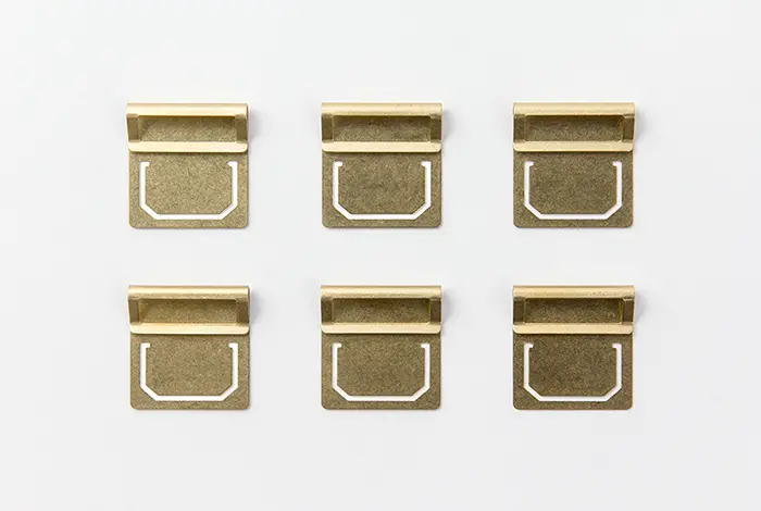 Traveler's Company Brass Index Clips 1