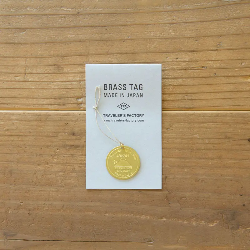 Traveler's Factory Partner Shop "Made In Japan" Brass Tag 1