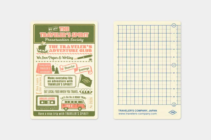 Traveler's Notebook 2026 Passport Plastic Sheet 1