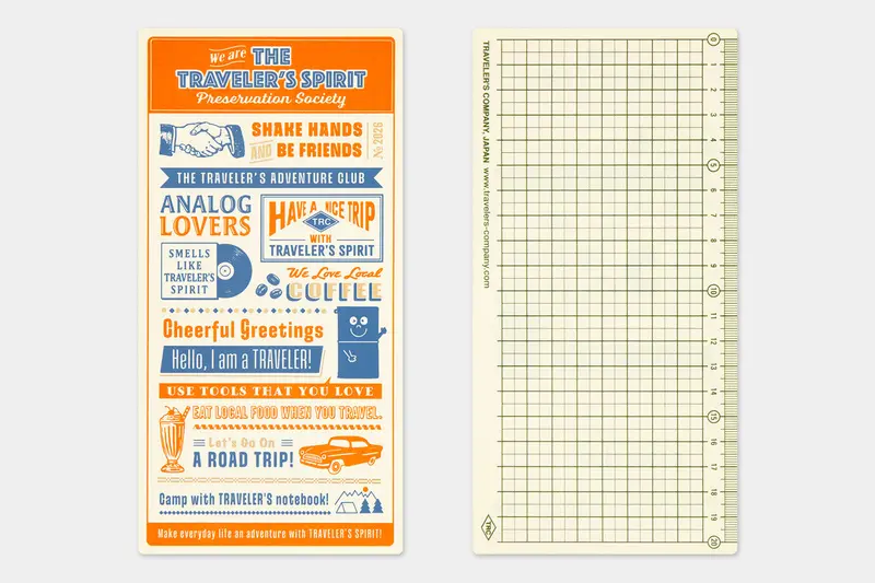 Traveler's Notebook 2026 Regular Plastic Sheet 1
