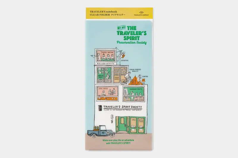Traveler's Notebook 2026 Regular Size Clear Folder 1