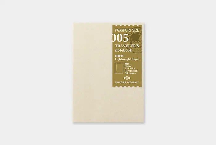 Traveler's Notebook  Passport Size Lightweight Paper Notebook 1