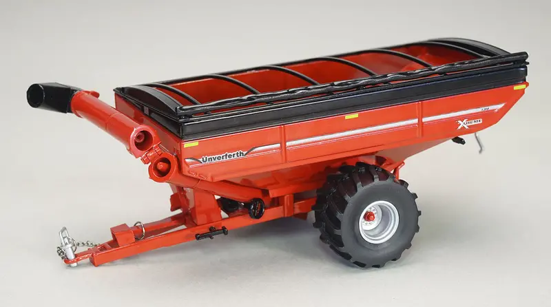 #Ubc026 1/64 Red Unverferth X-Treme 1319 Grain Cart With Flotation Tires 1