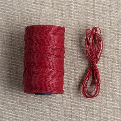 Waxed Linen Thread- Country Red 1