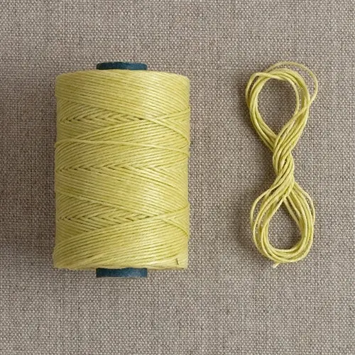 Waxed Linen Thread- Country Yellow 1
