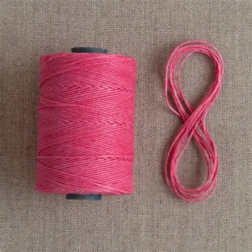 Waxed Linen Thread- Fuchsia 1