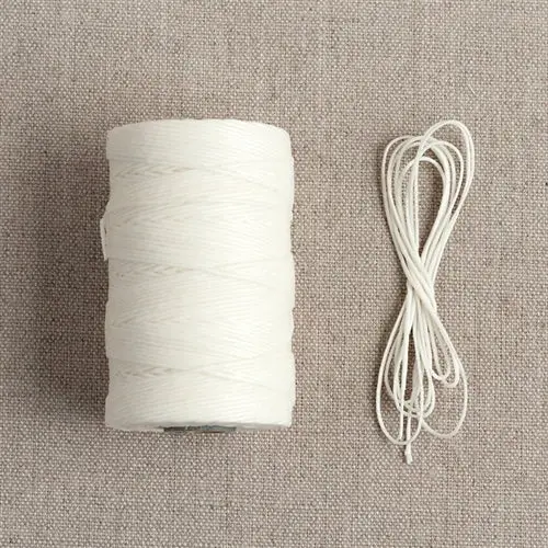 Waxed Linen Thread- White 1