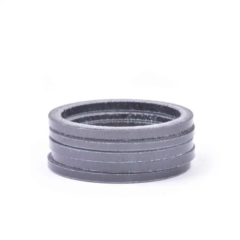 Wheels Manufacturing Gloss Carbon Headset Spacer 2.5Mm 5Pcs 1