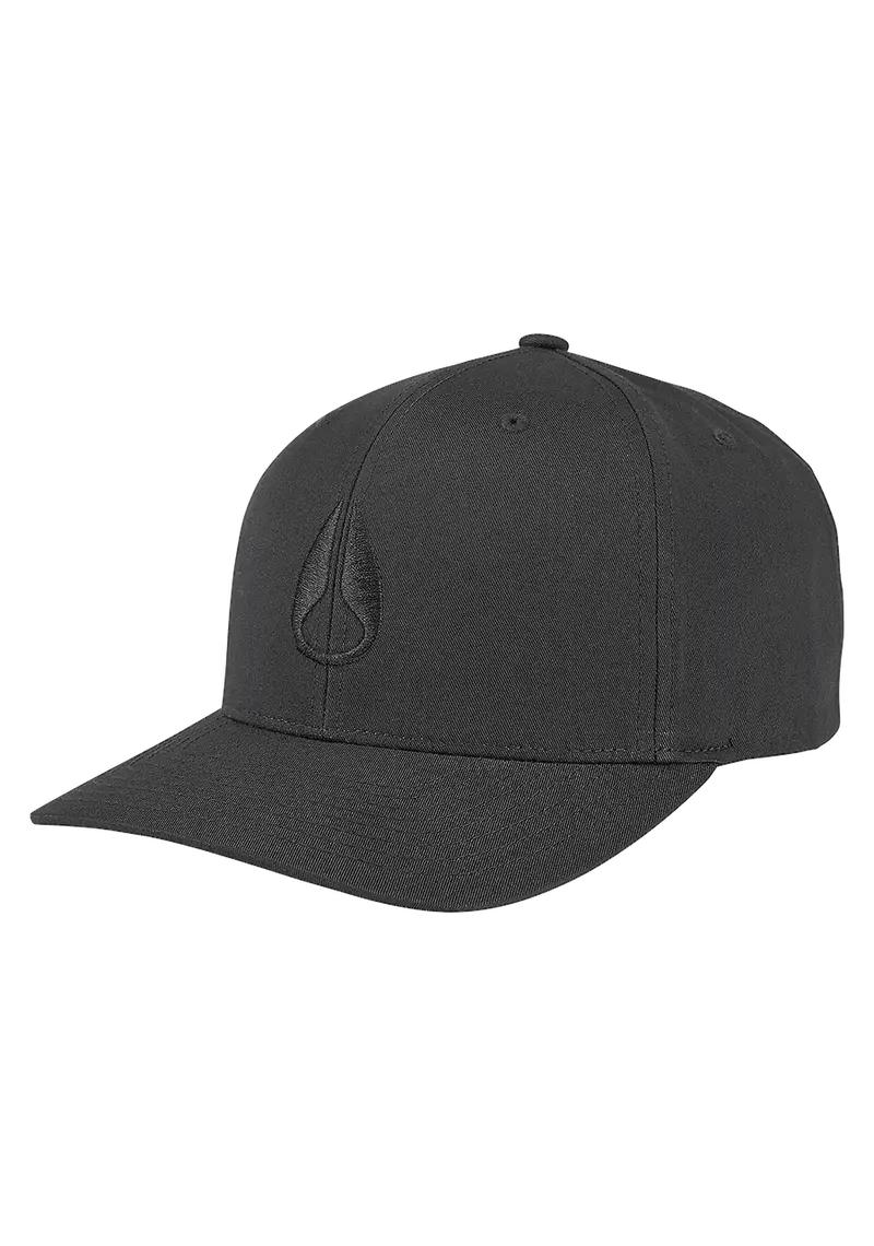 Wings Snapback Hat - All Black 1