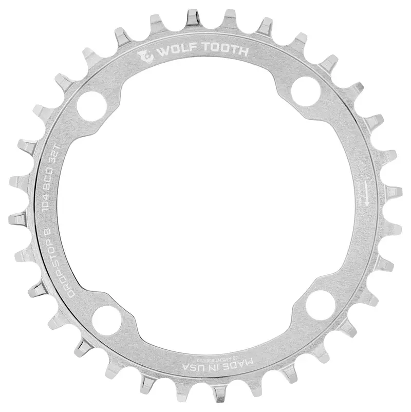 Wolf Tooth 104 Bcd Chainrings - Raw Silver 1
