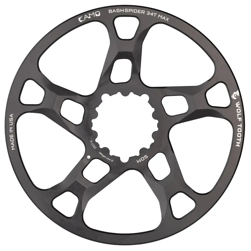 Wolf Tooth Camo Bashspider For Sram 3-Bolt Cranks 1