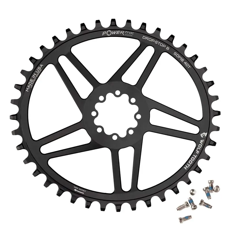 Wolf Tooth Oval Direct Mount Chainrings For Sram 8-Bolt Gravel / Road Cranks 1