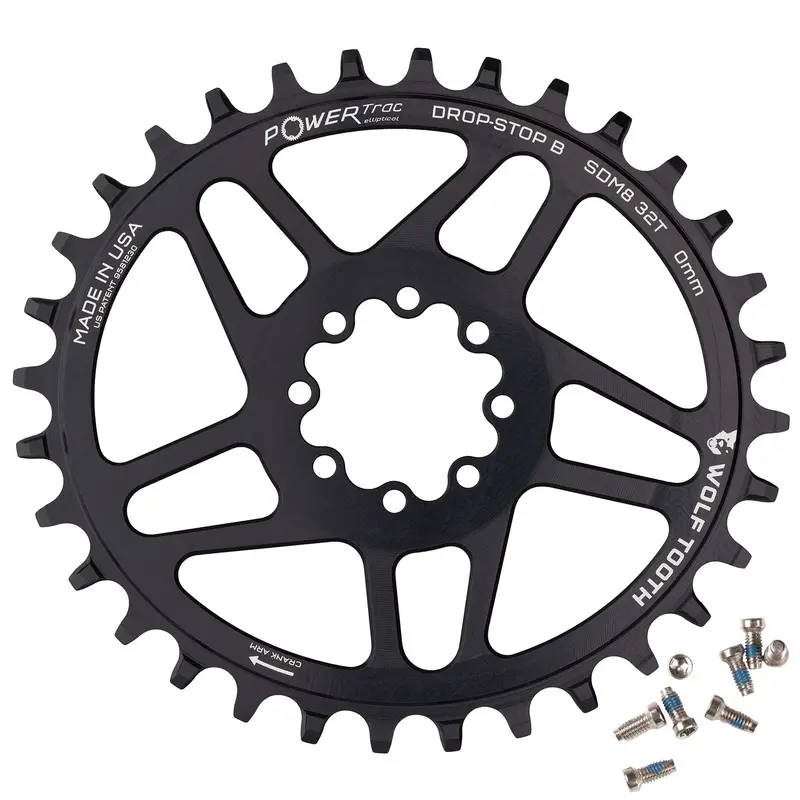 Wolf Tooth Oval Direct Mount Chainrings For Sram 8-Bolt Mountain Cranks 1