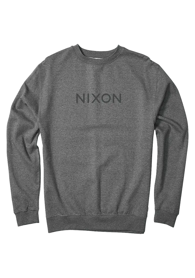 Wordmark Crew Sweatshirt - Dark Heather Gray 1