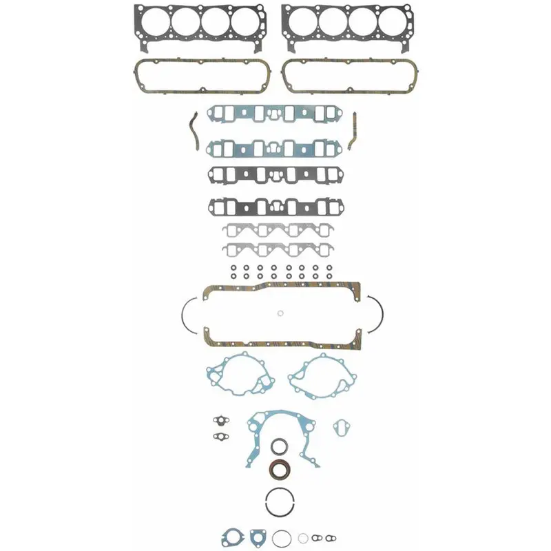 Fel-Pro Small-Block Ford Engine Gasket Set – Covers 221–302 Cid, Model Years 1962–1982 (260-1125) 1