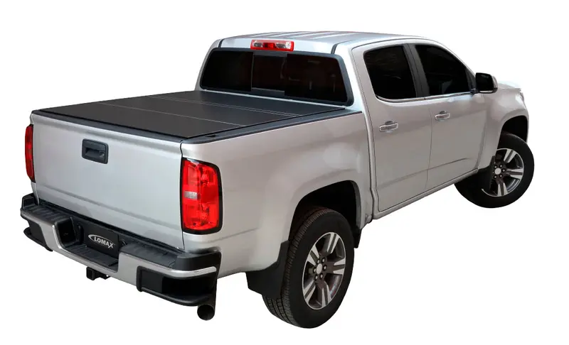 Lomax Folding Hard Tonneau Cover – Tri-Fold Design, Secure Latching System (B1050059) 1