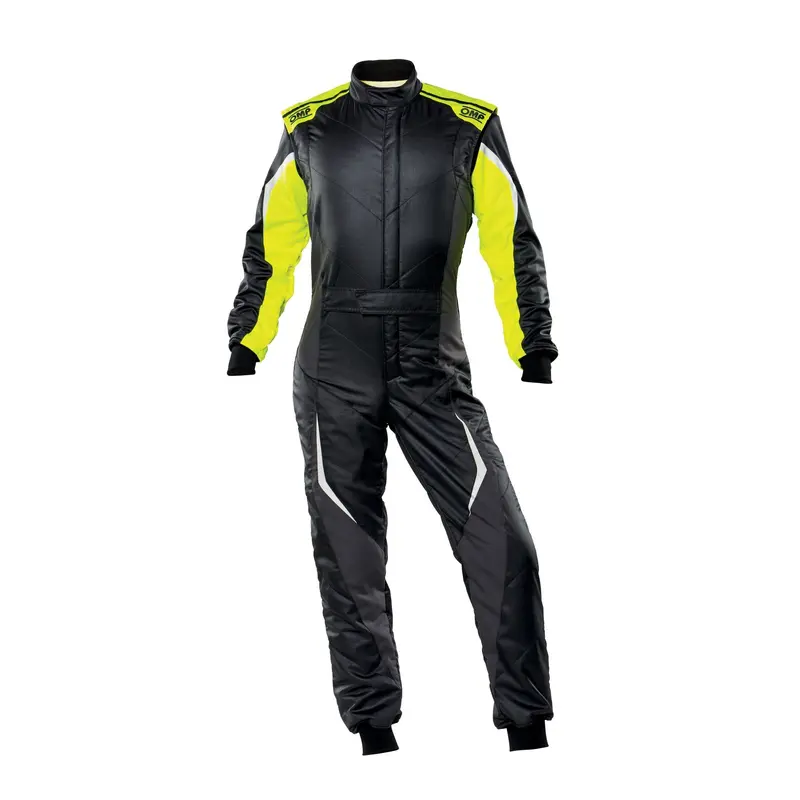 Omp Racing, Inc. Ia01859-B01-Sf-178-54 Tecnica Evo Suit Black/Y Ellow Size 54 Fia 8856-2 1